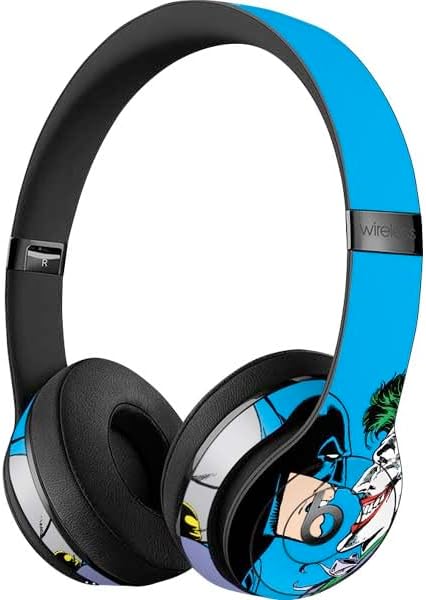Skinit Decal Audio Skin Compatible with Beats Solo 3 Wireless - Officially Licensed DC Comics The Joker vs Batman Vintage Art Design