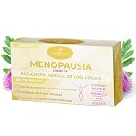 MENOPAUSIA COMPLEX 9 EN 1 con Vitaminas B6, B12 y D3 | Control de Sofocos | Alivia el Hinchazón Abdominal | Sin Soja ni Conservantes | 3 Meses de Tratamiento | 180 Cápsulas Veganas | Lazarraga