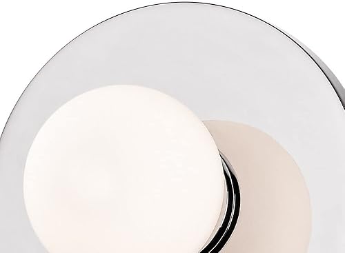 Miniatura 4 de Hudson Valley Lighting 7000-PC Taft 1-Light LED Aplique de pared - 4.75 pulgadas de ancho por 4.5 pulgadas de alto, color acabado cromo pulido