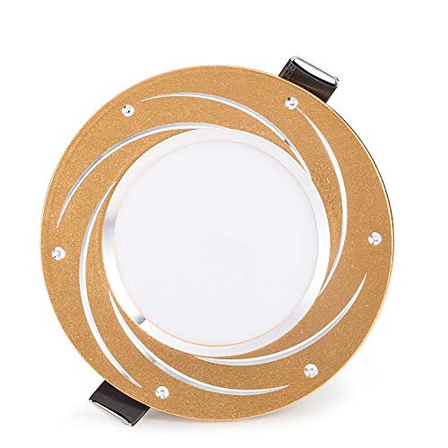 Downlight encastré pour Haute Baie 3W panneau rond à lumière blanche