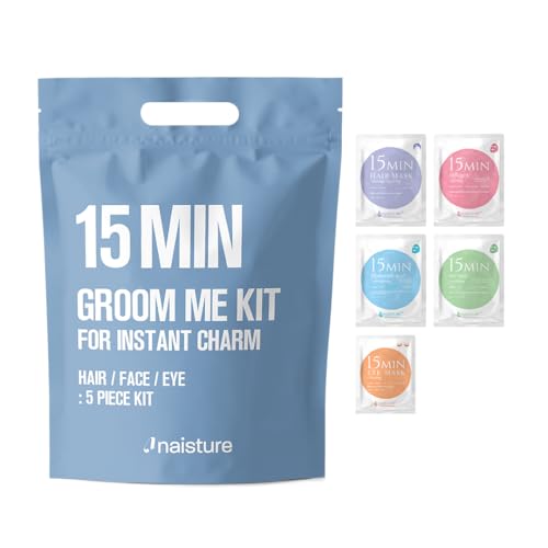 15 Min Groom Me Kit by Naisture – Korean At Home Spa Kit for Men ...