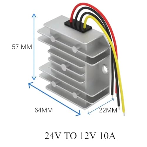 Régulateur convertisseur 24V 12V 10A step down DC DC power supply