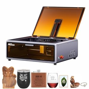 Creality Falcon A1 10W lasergraveerder en -snijder, gesloten lasergraveermachine met slimme camera, automatische materiaalherkenning, 600 mm/s CoreXY, nauwkeurige positionering, voor metaal hout