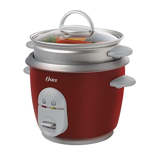 Panela Elétrica Oster, de Arroz Facile, 220V, Vermelho, 350W, CKSTRC4723