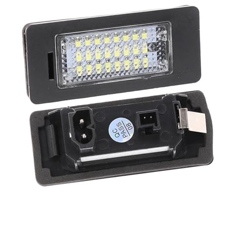 Luz de matrícula LED anti-error para solucionar bombillas fundidas amarillas en E90 y E60