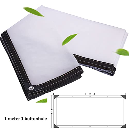 Lona transparente para plantas impermeable y resistente con cuerda de PE 5