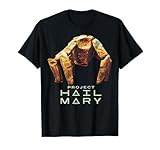 Project Hail Mary Rocky The Alien Distressed Portrait T-Shirt