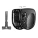 KeylessOption Keyless Entry Remote Car Key Fob Uncut Key blade Shell Case Cover For Pontiac GTO