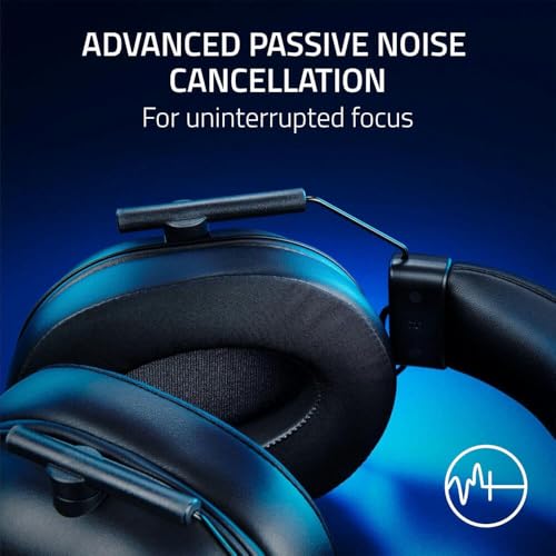 Image of Razer BlackShark V2 X PlayStation Gaming Headset for PS5, Xbox Series X, PC, Switch Via 3.5mm Jack - Black