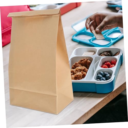 Bolsas de papel kraft para panadería que evitan la humedad en galletas y dulces caseros 6