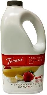 Torani Strawberry Banana Real Fruit Smoothie Mix, 64 oz