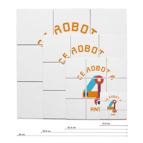 Carreaux Céramique Décoratif Robot le cadeau d'anniversaire idéal 4 ans - 2