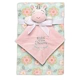 Baby Starters 2-Piece Snuggle Buddy Toy Rattle and Plush Baby Blanket Gift Set for Newborns and New