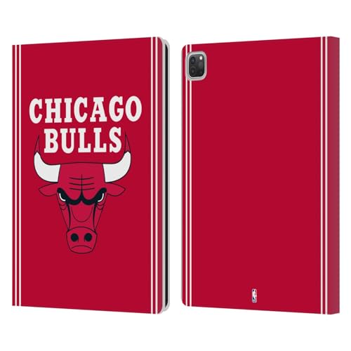Étui iPad Pro 12.9 Chicago Bulls rouge protège écran et cartes