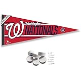 WinCraft Washington Nationals Pennant Banner and Wall Tack Pads