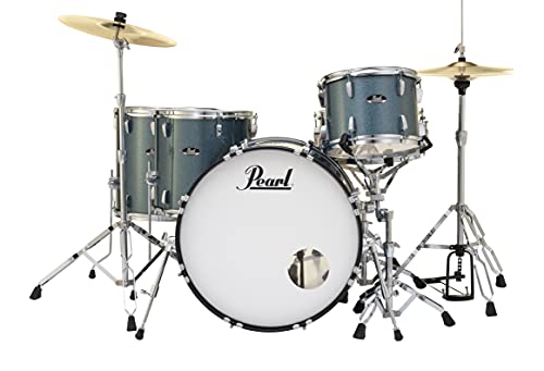Pearl Roadshow 5 Piece Complete Rock Kit Drum Set With Hardware And Cymbals (Rs525Wfc/C703) #TOP2