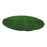 Hemobllo Künstliches Tischdecke Rund Realistische Grüne Tischmatte für Hochzeit Party Urlaub Veranstaltungsdekoration Strapazierfähiges Material Vielseitig