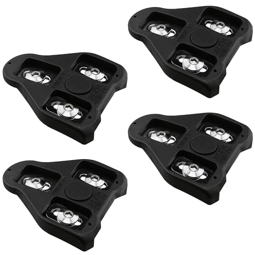 Image of CyclingDeal Bike Cleats Compatible with Peloton & Look Delta - Indoor Cycling & Road Bike Bicycle Cleats Set - Compatible with Indoor Exercise Bikes Pedals & Shoes