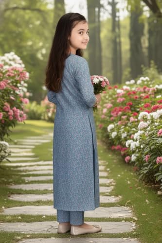 Image of Girls Girls Kurta Set