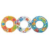 Intex 59242EP 24' Transparent Swim Ring Assorted Colors