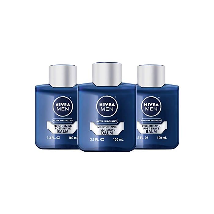 Nivea Men Maximum Hydration Moisturizing Post Shave Balm, 3.3 Fl Oz (Pack of 3)
