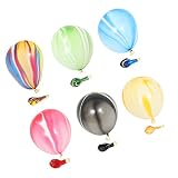 VALICLUD 100 Piezas Globo De Ágata De 10 Pulgadas Globo De Vacaciones Globo De Cumpleaños Globo De Baby Shower Ágata Globos De Látex Fiesta Ágata De Látex Globos De Mármol Película De