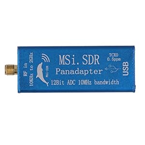 SDR-radio-ontvanger, 12-bits ADC TCXO 0,5 ppm Hoge gevoeligheid 10 kHz-2 GHz Radio-ontvanger voor HF UHF VHF FM AM