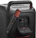 JBL EasySing Mics - Two Wireless AI-Powered Microphones with Real-time Vocal Removal - Black