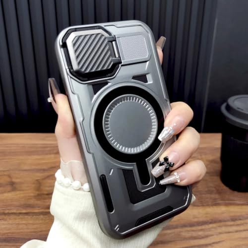 Coque antichoc iPhone 15 Pro Max grise protection intégrale objectif