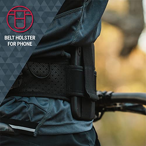 SABRE Frontiersman Bear Spray Holster for 7.9 & 9.2 Oz. Canisters, Nylon Chest, Belt, Waist, & 3-in-1 Options Available, Adjustable Straps, Strong Elastic Prevents Canister Loss, Hook & Loop Design