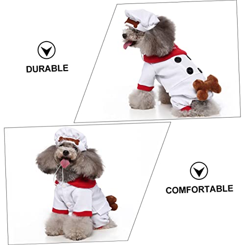 Disfraz para perros Yardwe tamaño S color blanco miniatura 4