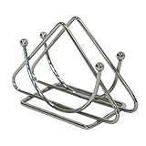 Material: verchromt Serviettenständer verchromt 13 x 9 cm Serviettenkorb Halter Serviettenhalter