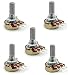 YXQ 5Pcs B1M 1M Ohm Rotary Potentiometers Single Linear Taper 3-Pin Adjustment