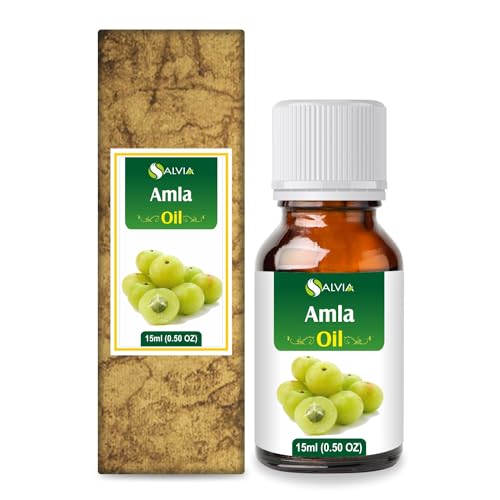 Image of Salvia Amla Oil (Phyllanthus emblica) Herbal Oil for Haircare & Scalp Care - Botanical Oil for DIY Hair Oils, Skincare & Massage Blends - 15 ml / 0.50 fl oz
