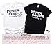 Power Couple: Powered by God Christian Couples Matching T-Shirts, Valentines Day Shirts for Him Her, Wedding Gift for Newlywed, Honeymoon, Boyfriend, Girlfriend Outfit.