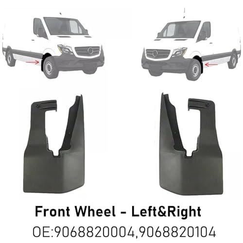 Image of Sprinter Mud Flaps Wheel Fenders Mud Flaps Splash Guards Front for Mercedes Van Sprinter 906 2006-2018 Crafter 2006-2017 9068820004 9068820104