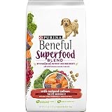 Purina Beneful Natural Dry Dog Food, Superfood Blend With Salmon - (4) 4.25 lb. Bags