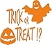 CSCH Happy Halloween Stickers Finestra zucche stagionali Adesivi murali negozio in vinile