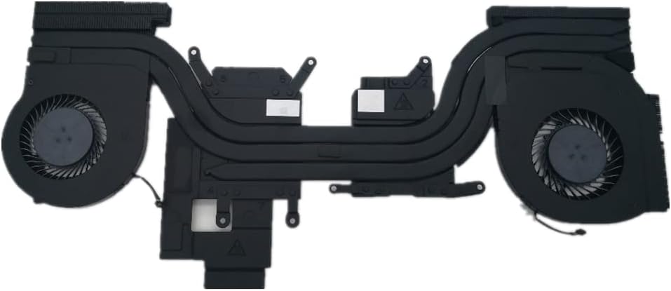 fqparts Laptop Cooling Fan & Heatsink For DELL Alienware 13 R3 Black