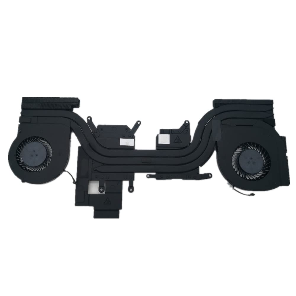 fqparts Laptop Cooling Fan & Heatsink For DELL Alienware 13 R3 Black