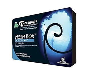 Treefrog Xtreme Fresh Air Freshener Black Squash Scent 2 Packs