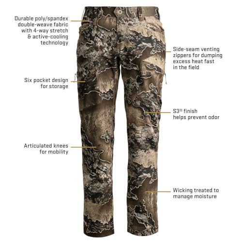 Shield Series Reliant Lightweight Hunting and Outdoor Pants for Men - Moisture Wicking and Odor Resistant3