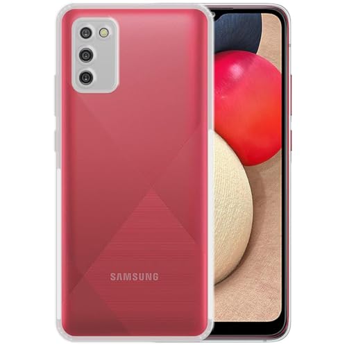 Image of Soft Flexible Silicone Back Cover Compatible with Samsung Galaxy M02s, Transparent Case