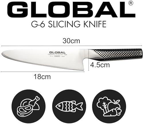 Global G-6 Slicing Knife - Thumbnail 2