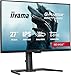 iiyama G-Master Red Eagle GB2771UHSU-B1 68,6cm 27" IPS LED Gaming Monitor Dual Mode 4K UHD 144 Hz oder FHD 288 Hz 0.8ms HDMI DP USB3.2 USB-C G-SYNC HDR400 Höhenverstellung Pivot schwarz