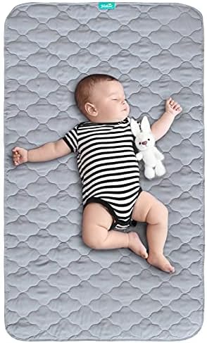 Waterproof Crib Mattress Protector Pad 28" x 52",Anti Slip & Durable Waterproof Pad Mat for Baby Standard Crib/Bed Pads