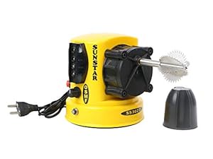 Sunstar Plastic 3-Speed Electric Coconut Scraper (Golden Yellow)
