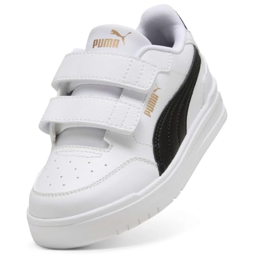 PUMA Sneakers Basses Shuffle Downtown Enfant 34, White Black Gold