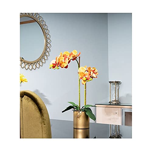 Orquídea phalaenopsis artificial para decorar estancias oscuras sin luz natural 3