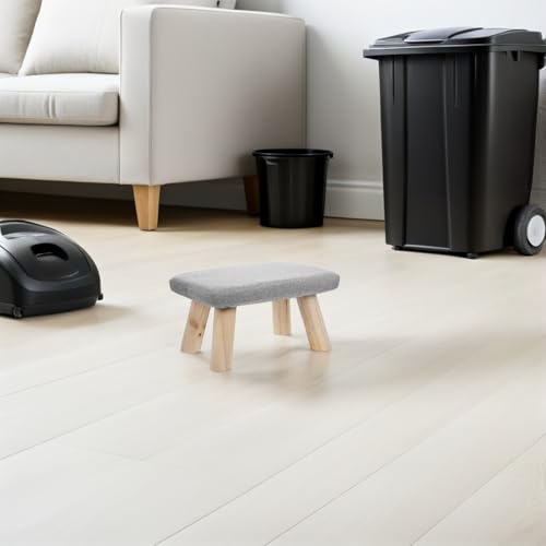 Banc de prière en bois massif gris clair aux finitions soignées - 5